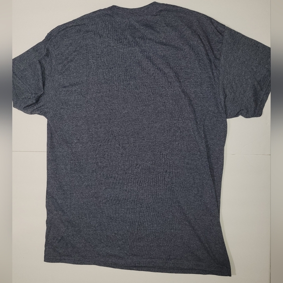 Nope not today cat meme mens short sleeve crewneck blue graphic t shirt - Picture 2 of 5